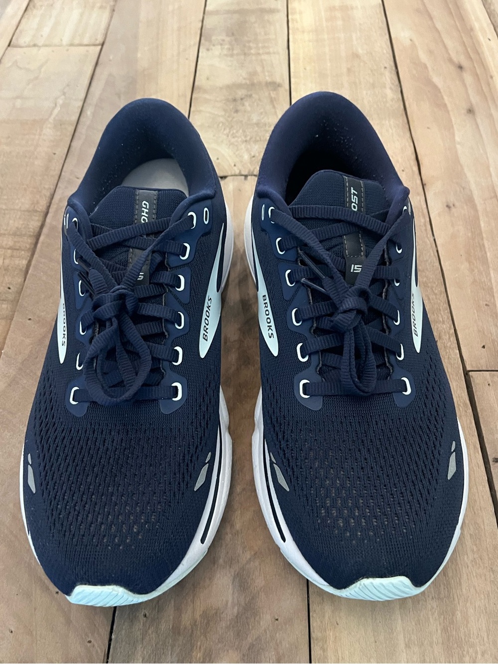Brooks Ghost 15 Men’s Running Shoes Size 11 Medium (B) Navy Blue (1203801B450)